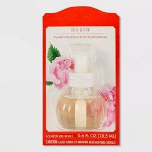 Set of 4 Opalhouse Fragrance Oil Refills, 2 Tea Rose – 2 Periwinkle and Lilac